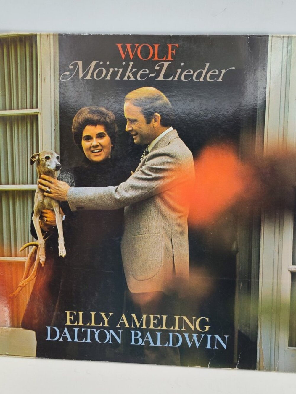 Wolf Mörike-Lieder Ameling Baldwin 12" Vinyl Record LP Holland 33 RPM